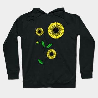 flores amarillas Hoodie